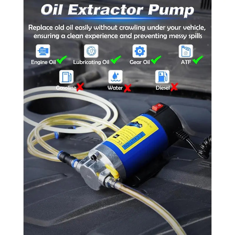 🔥HOT SALE 50% OFF⛽ 12V 100W Efficient Powerful Self-Priming Oil Pump