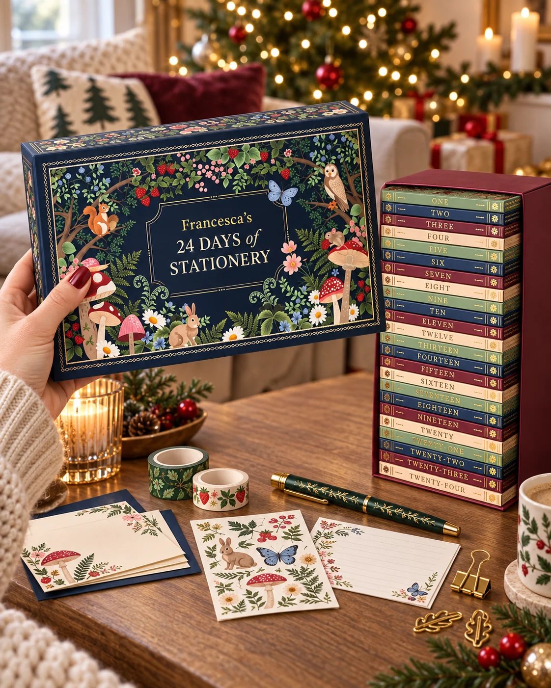 🔥 Last Day 49% OFF🔥2026 Advent Calendar – Christmas Gift Set with Stationery