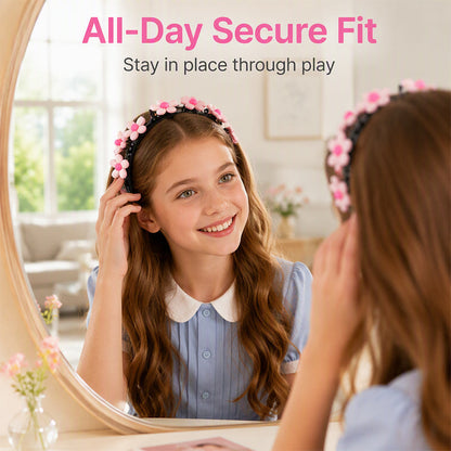🎀No More Morning Battles Over Hair!-Cartoon Headband with Built-In Braid Clips for Girls | 13 Adorable Designs ✨