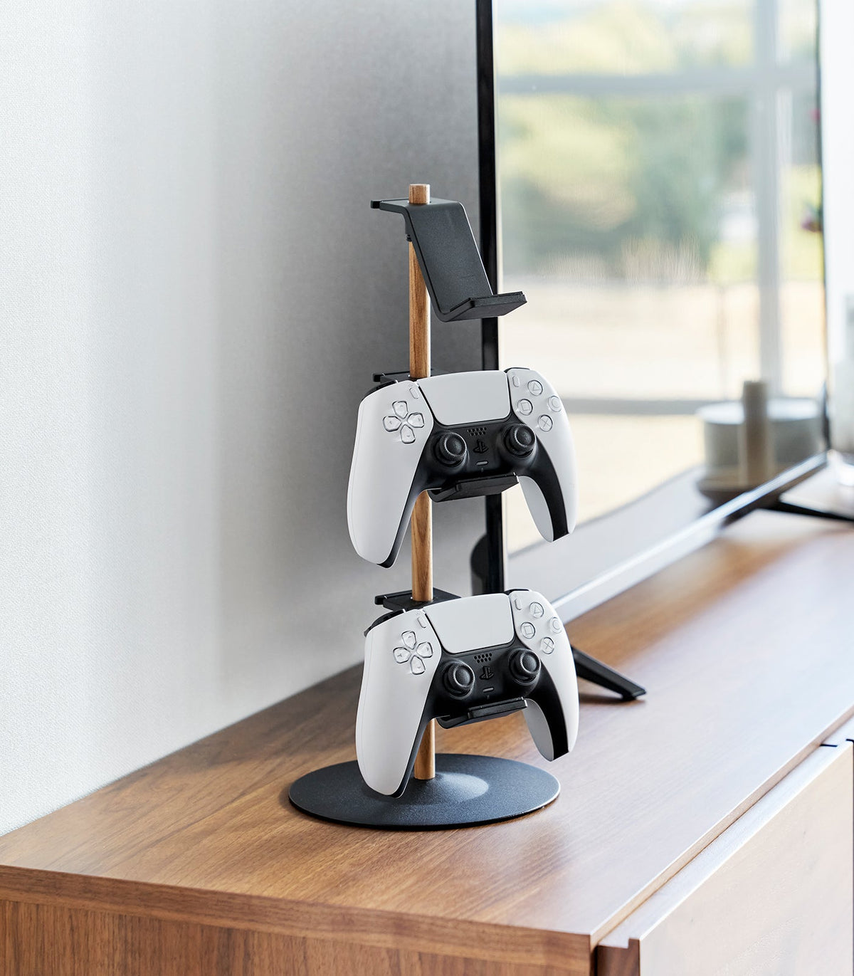 Controller Stand - Steel + Wood