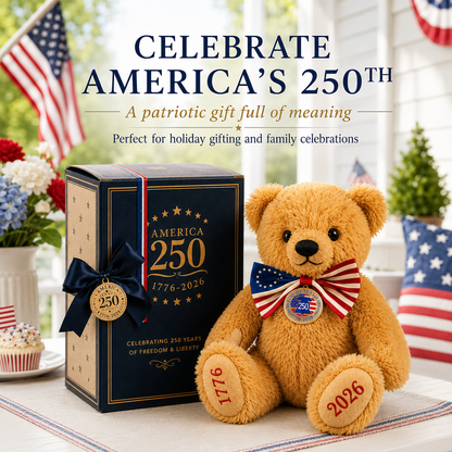 🔥Flash Sale 60% OFF-America 250 Commemorative Teddy Bear