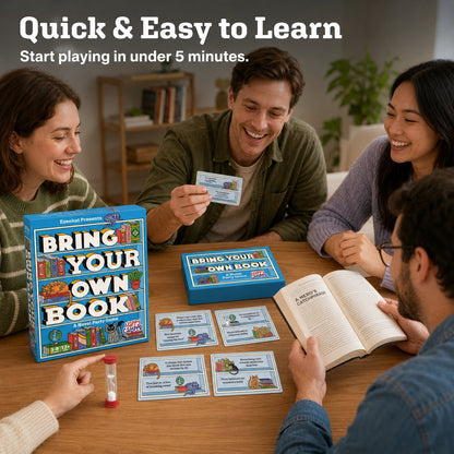 🔥Last Day 49% OFF - 📚🐱Bring Your Own Book: A Novel Party Game