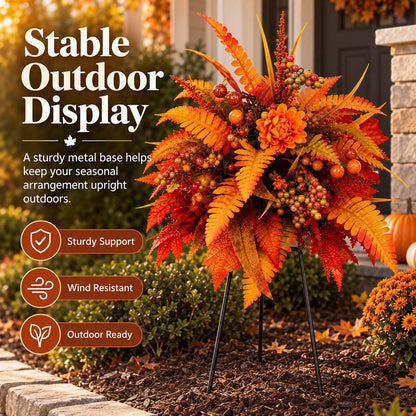 🍁Fall Floral Planter & Urn Arrangement