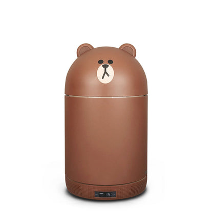 ccomo Refrigerator BROWN