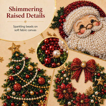 🧘Relaxing & Beginner-Friendly💎DIY Christmas Pearl Diamond Painting Art Kit With Frame(✨Crafted to be a beautiful future heirloom)
