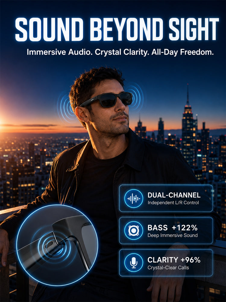 🔥👓AI Smart Glasses: 100% Offline Translation Zoom & Explore Smarter.