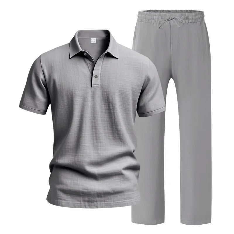 🌴Men's Linen Beach Two Piece Set