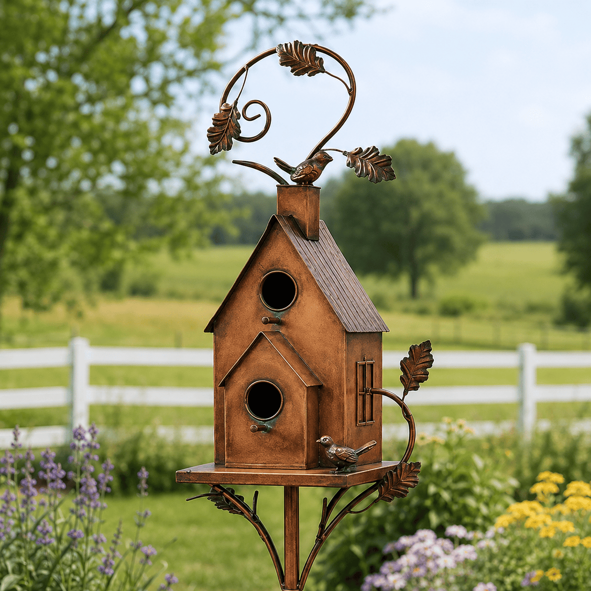 🎉Iron Birdhouse❤🐎 (Handmade by Jordan Vistorao®)✅Easy to assemble ✅Sturdiness ✅Craftsmanship