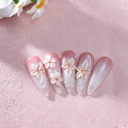 📢📢Buy 1 Get 1 Free !! ⏰5D Floral Nail Stickers