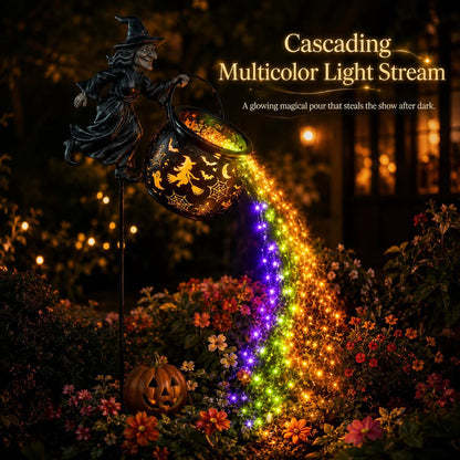 🔥 Last Day 57% OFF ❤️ Halloween Witch Cauldron Garden Light