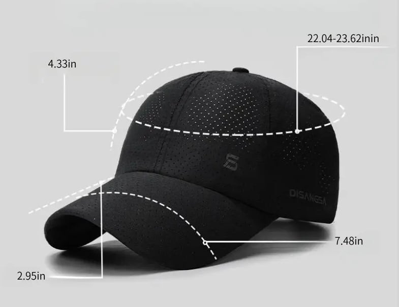 🎉LAST DAY - BUY 3 GET 2 FREE🌞Quick-Dry UV Protection Baseball Cap – Breathable Adjustable Unisex Hat