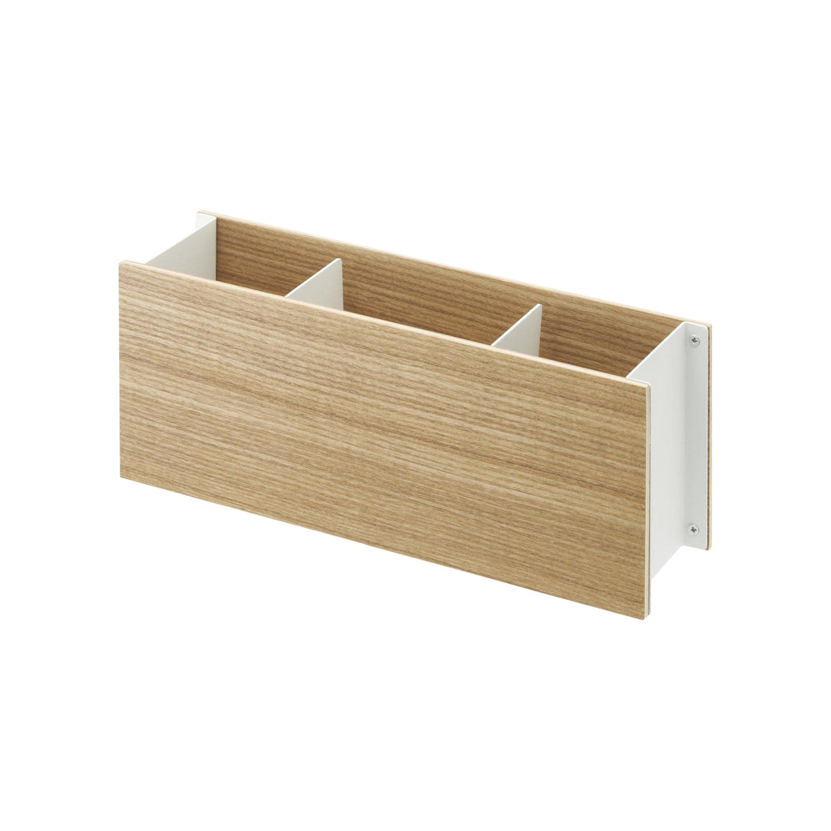 Desk Organizer - Steel + Wood