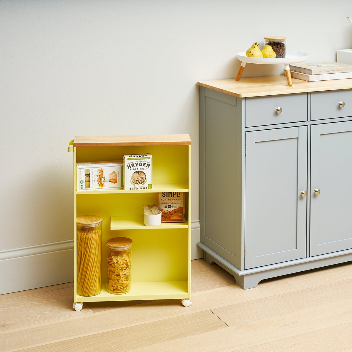 Rolling Storage Cart (27" H)  - Steel