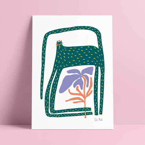 Print 27 "Gato verde"