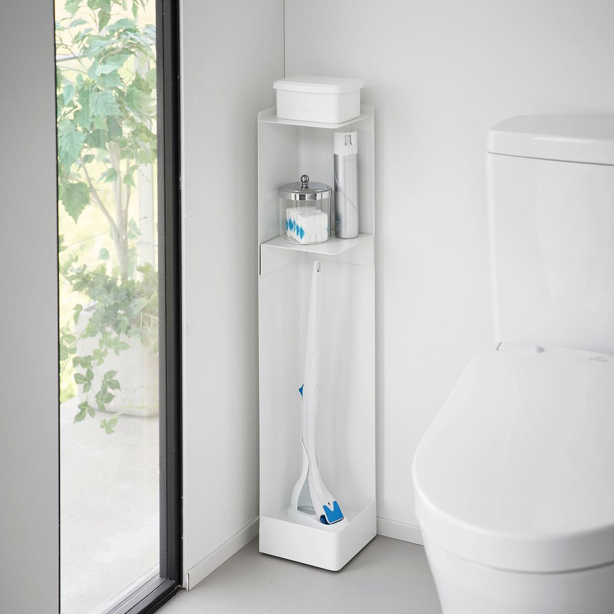 Rolling Bathroom Organizer - Steel