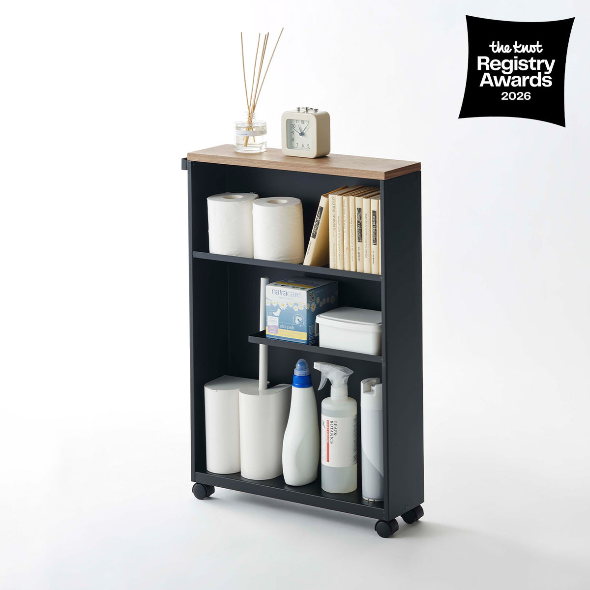 Rolling Storage Cart (27" H)  - Steel