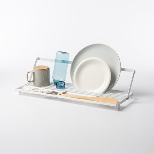 Slim Over-the-Sink Dish Drying Rack - Steel