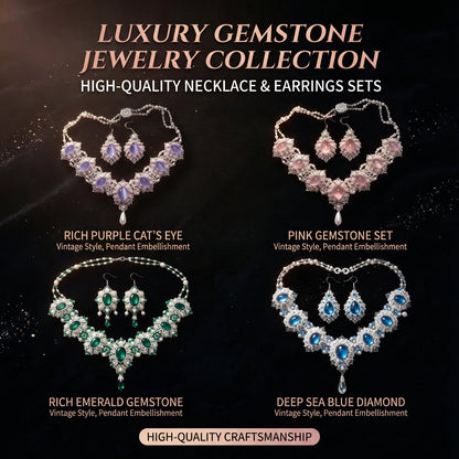 📿✨ Relaxing & Beginner-Friendly — Vintage-Inspired Necklace & Earrings DIY Kit