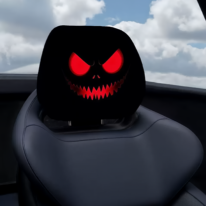 🔥Last Day 55% OFF😆Fear & Funny Car Headrest Covers – Universal Fit 2PCS🚗