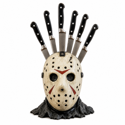 🔪🩸Not Your Ordinary Knife Block — It’s a Horror Masterpiece 🤡🔪