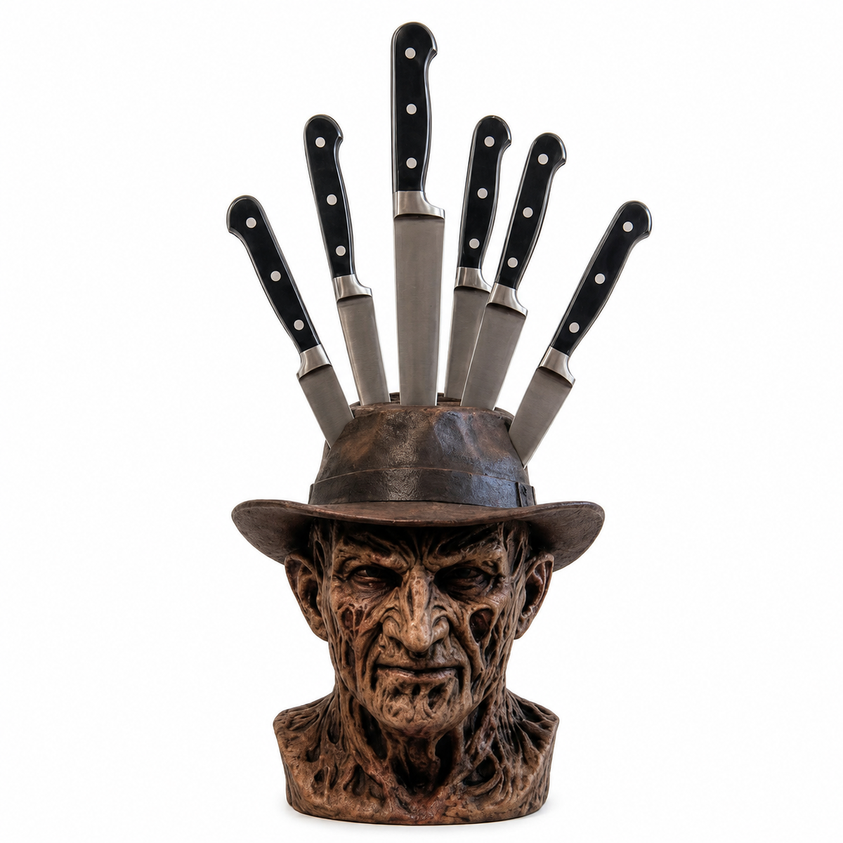 🔪🩸Not Your Ordinary Knife Block — It’s a Horror Masterpiece 🤡🔪