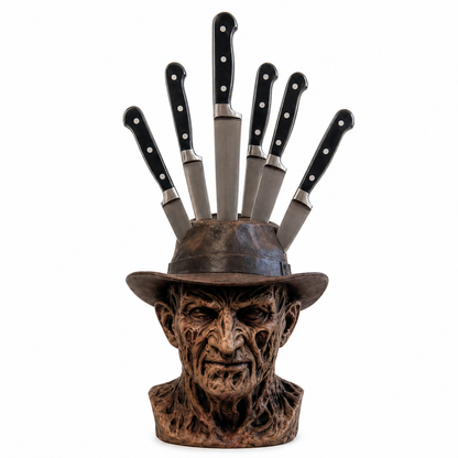 🔪🩸Not Your Ordinary Knife Block — It’s a Horror Masterpiece 🤡🔪