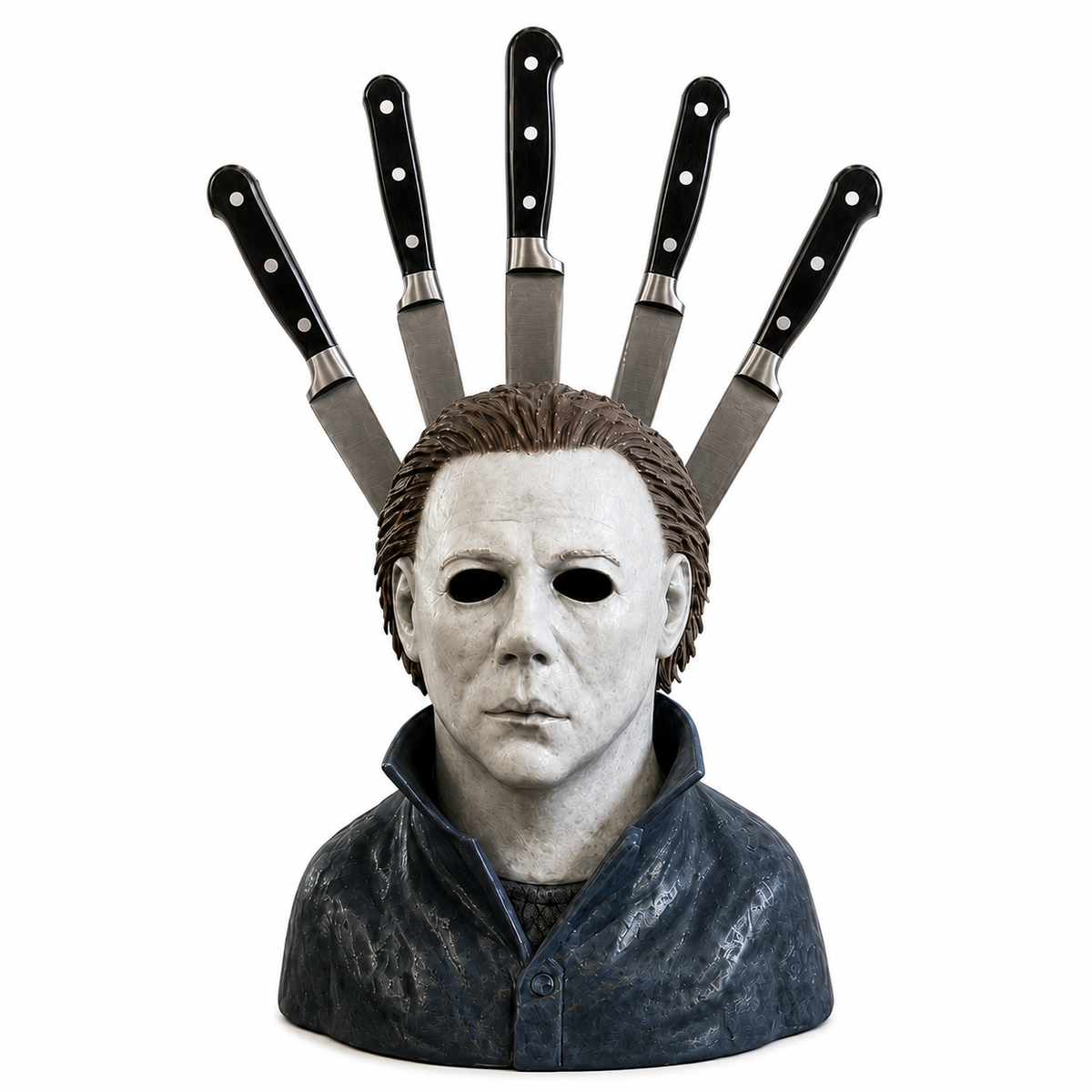 🔪🩸Not Your Ordinary Knife Block — It’s a Horror Masterpiece 🤡🔪