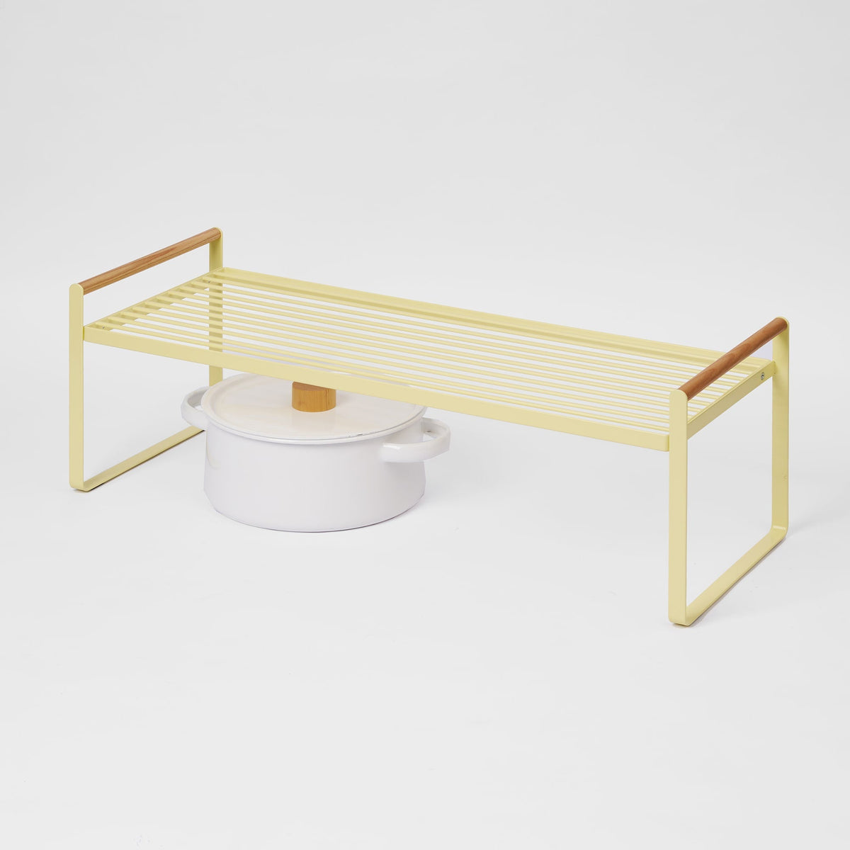 Countertop Wire Shelf - Steel + Wood