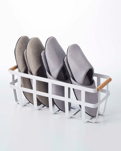 Storage Basket - Small - Steel + Wood