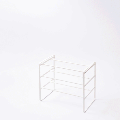 Three-Tier Expandable Shoe Rack (18" H)  - Steel