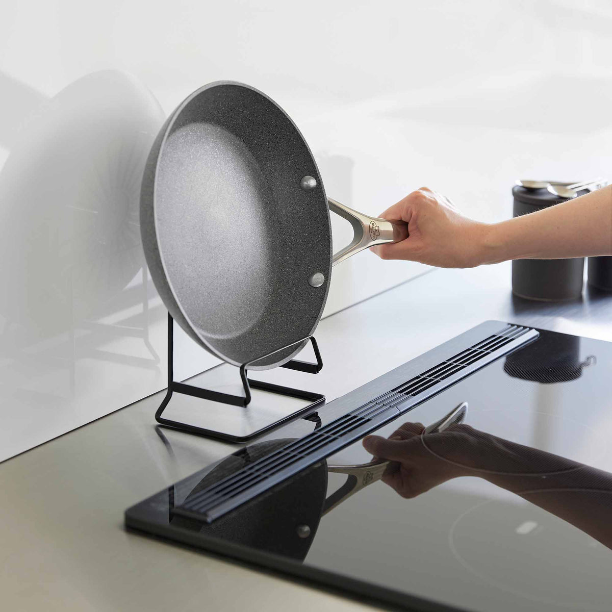 Frying Pan Stand - Steel