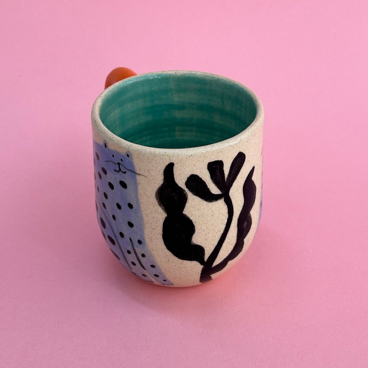 Taza gatos celestes
