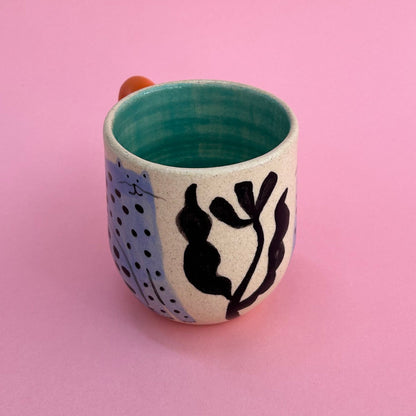 Taza gatos celestes