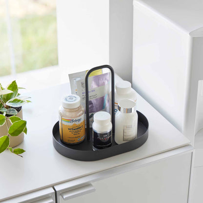 Vanity Tray with Handle - Steel
