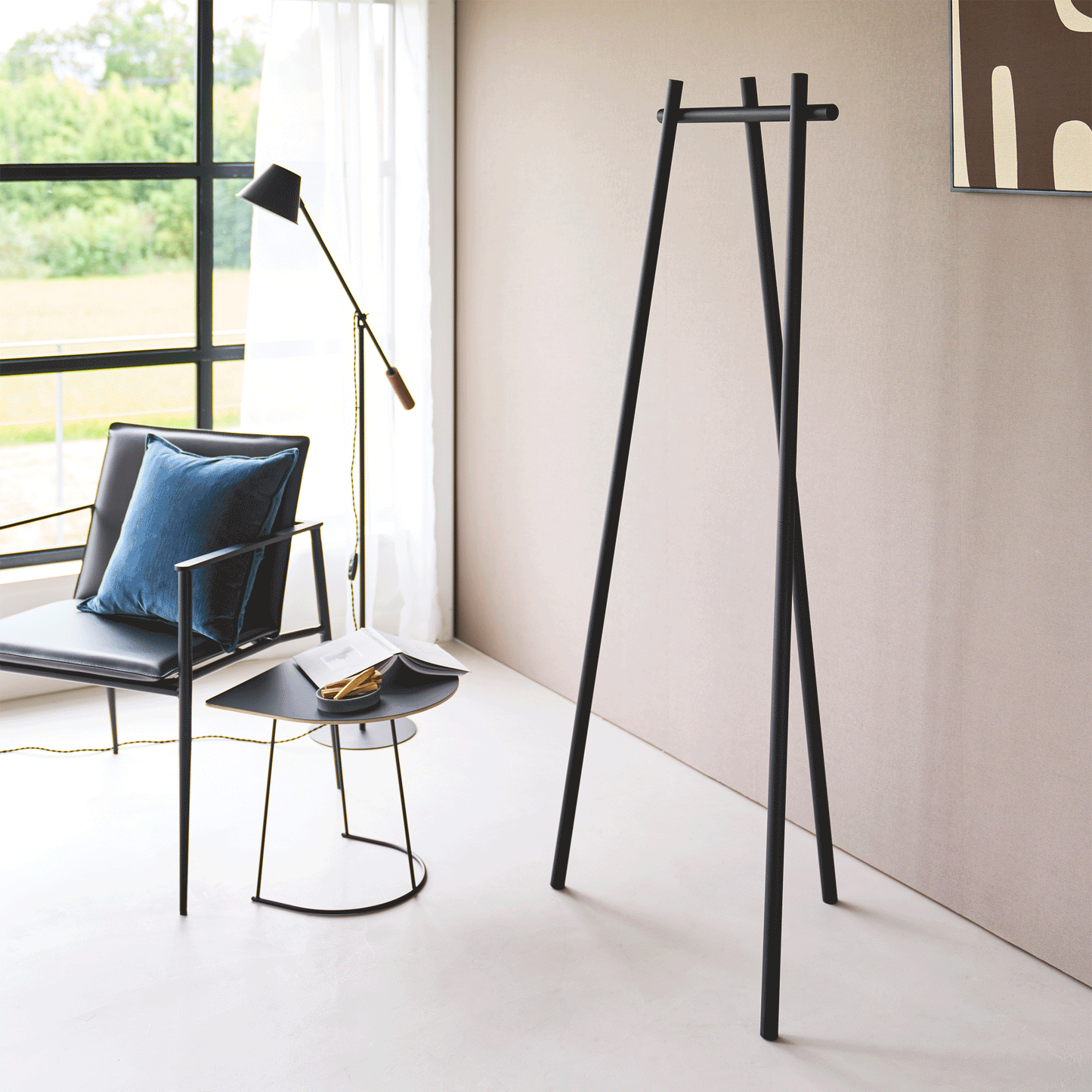 Tri-Post Coat Rack (60" H)  - Steel