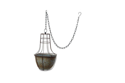 Nkuku Abari Caged Hanging Planter