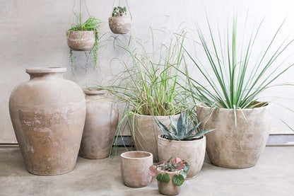 Nkuku Affiti Clay Tapered Pot – Large
