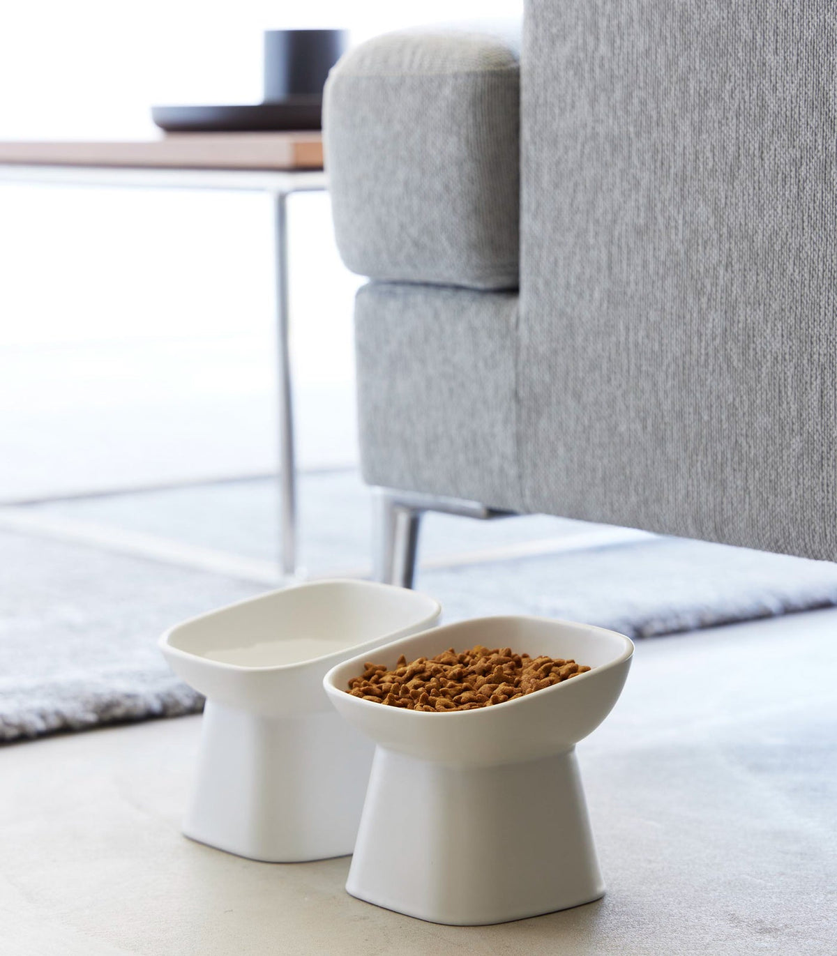 Tilted Pet Food Bowl