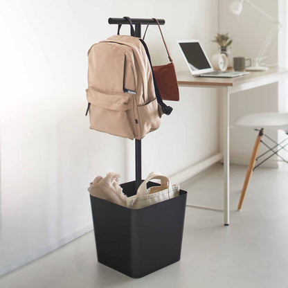 Backpack Stand With Cubby - Steel
