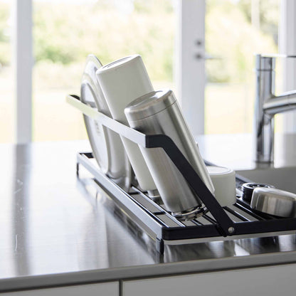 Slim Over-the-Sink Dish Drying Rack - Steel