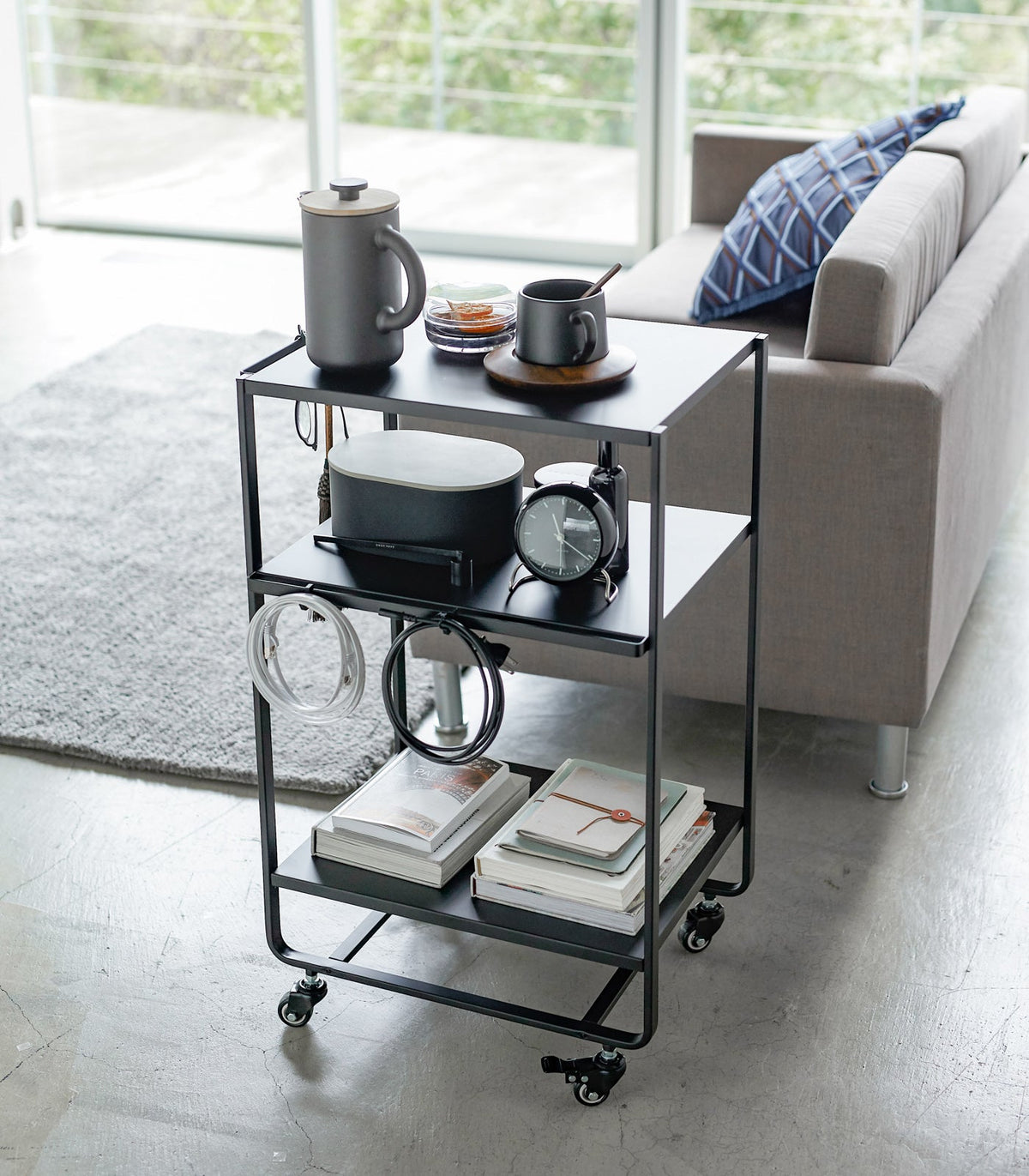 Rolling Utility Cart (32" H)  - Steel