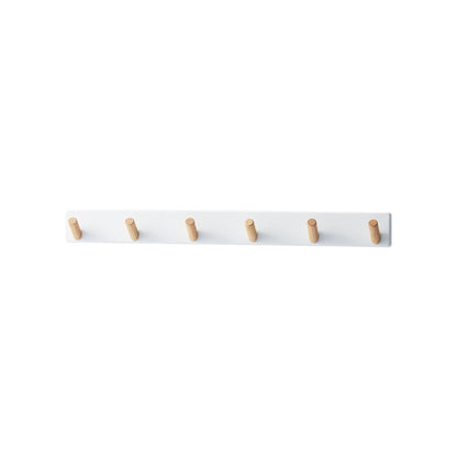 Wall-Mounted Coat Rack - Steel + Wood