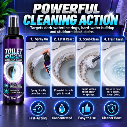 🥳2026 HOT SALE🚽🌟 Waterline Cleaner – concentrated blue gel clings to vertical stains✅