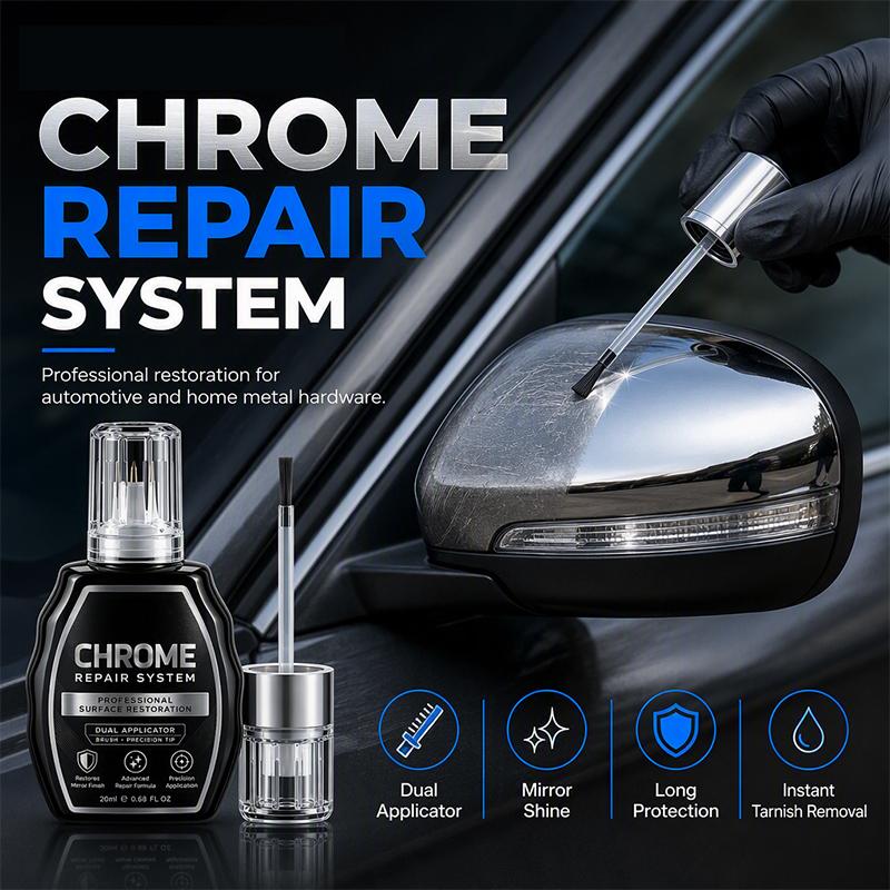 Professional Chrome Repair Pen| Professional Metal Chrome Touch-Up Liquid
