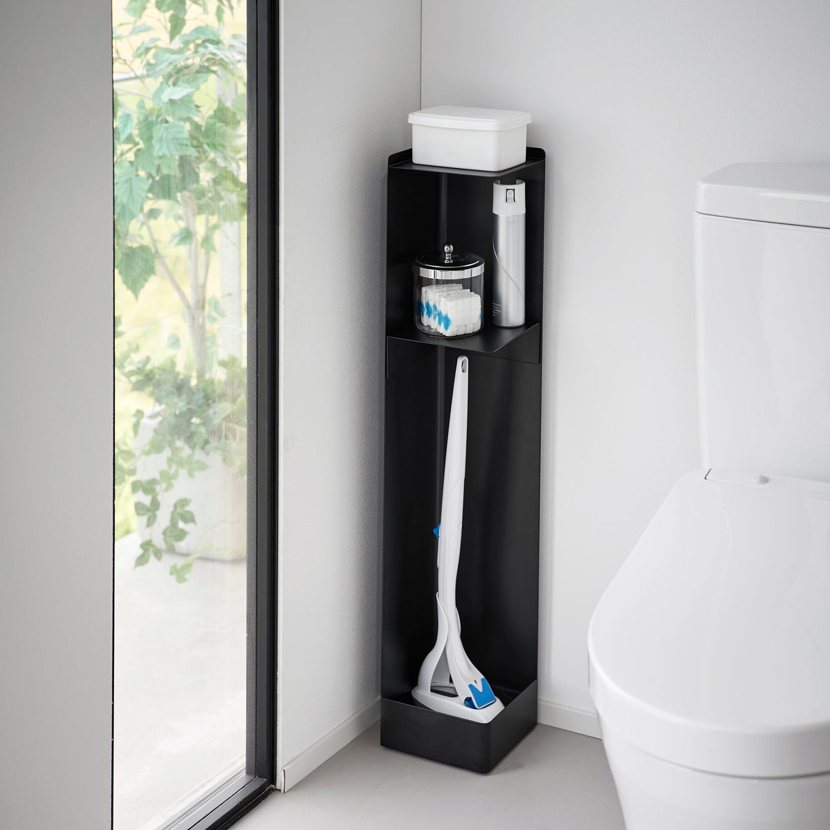 Rolling Bathroom Organizer - Steel