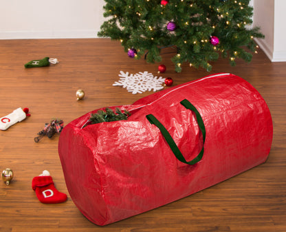 Red Large Holiday Tree Storage Bag (Up to 9 Feet)