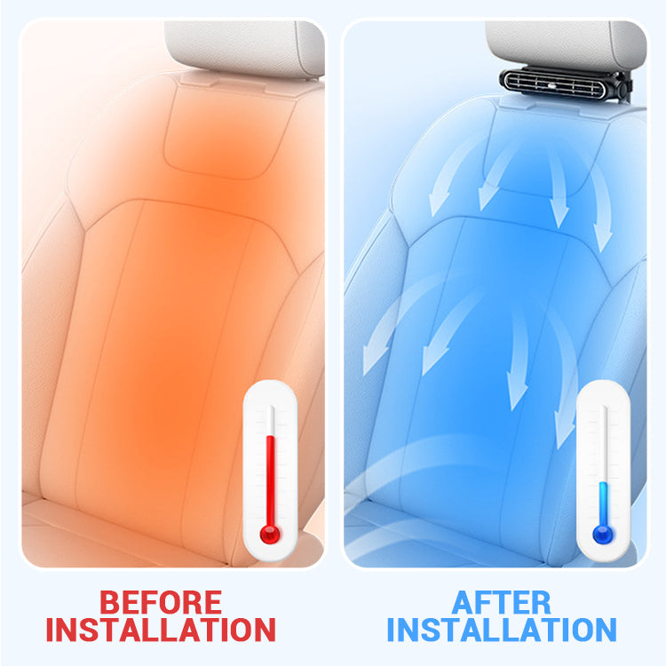 🔥HOT SALE 55% OFF❄️💨 Powerful Airflow Car Seat Fan