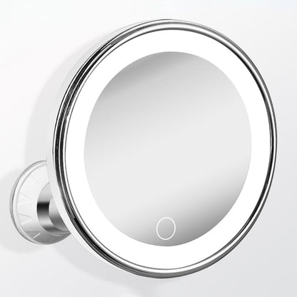 ✨OFF 50% TODAY🔍10X LED Magnifying Makeup Mirror – Drill-Free Suction & Dual Power
