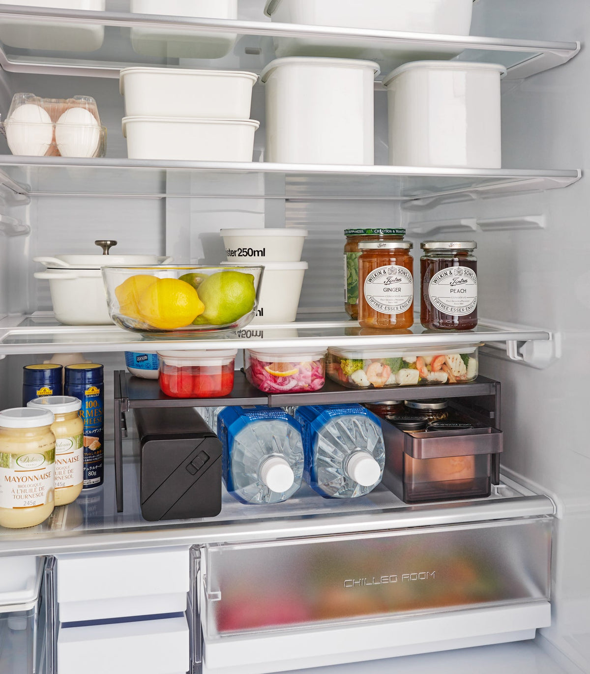 Two-Way Adjustable Refrigerator Shelf