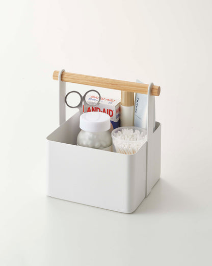Storage Caddy - Small - Steel + Wood